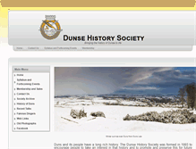 Tablet Screenshot of dunsehistorysociety.co.uk